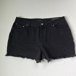 House of Harlow 1960 High Rise Mom Short | Black | size 31